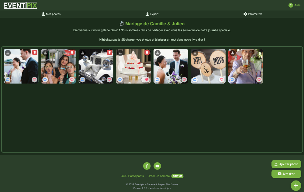 Thème galerie photo Forêt Eventipix