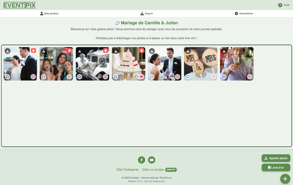 Thème galerie photo Nature Eventipix